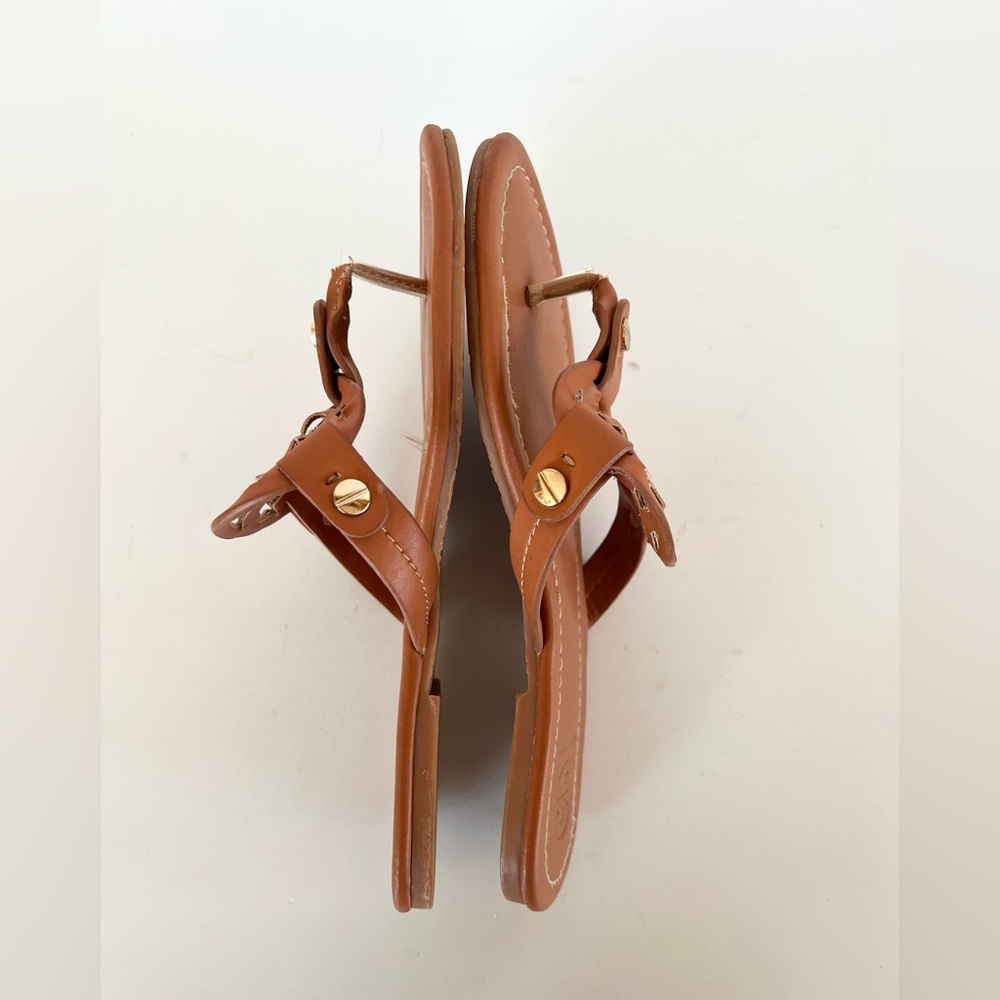Tory Burch Miller Sandal in Vintage Vachetta Camel Brown, size 39 - Picture 6 of 12